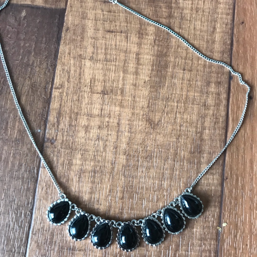 Black and Silver Necklace